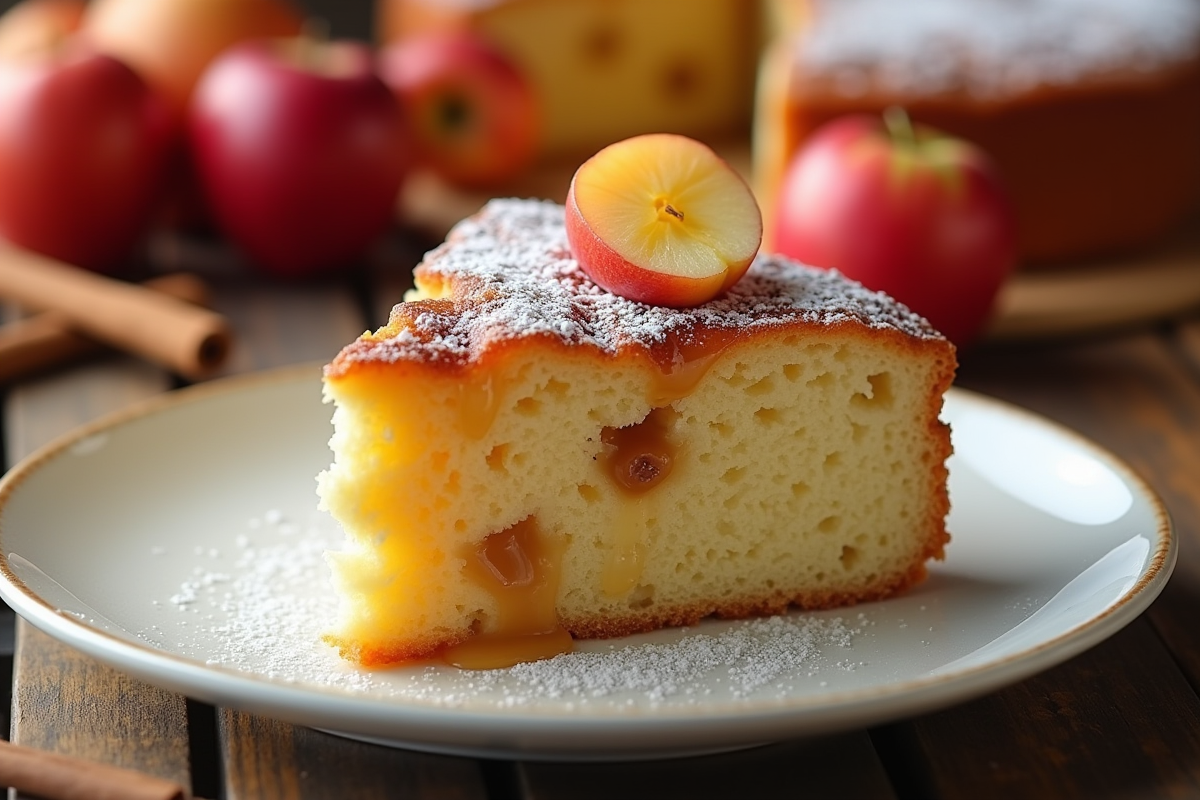 gâteau pommes