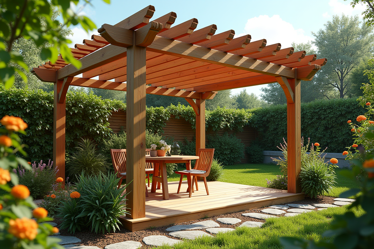 pergola bois